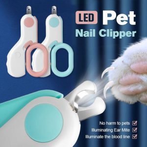 Pet Nail Clippers, with LED Lights, Avoid Excessive Cutt