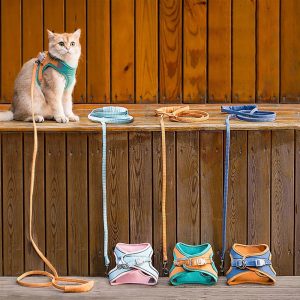 Cat Harness Vest With Leash Adjustable